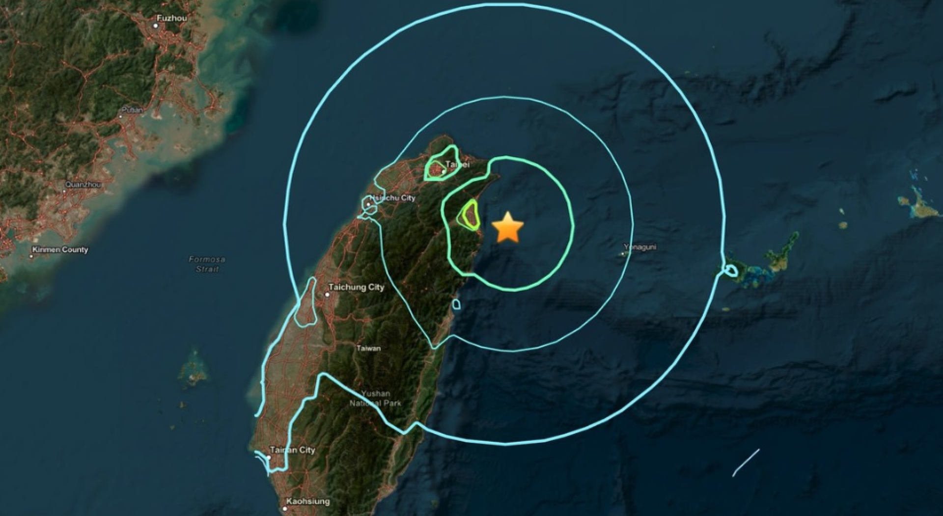 Sismo de magnitud 6.6 sacude el noreste de Taiwán; no se reportan daños