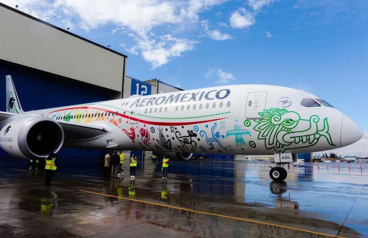 Llega a México el 787-9 Quetzalcóatl de Aeroméxico