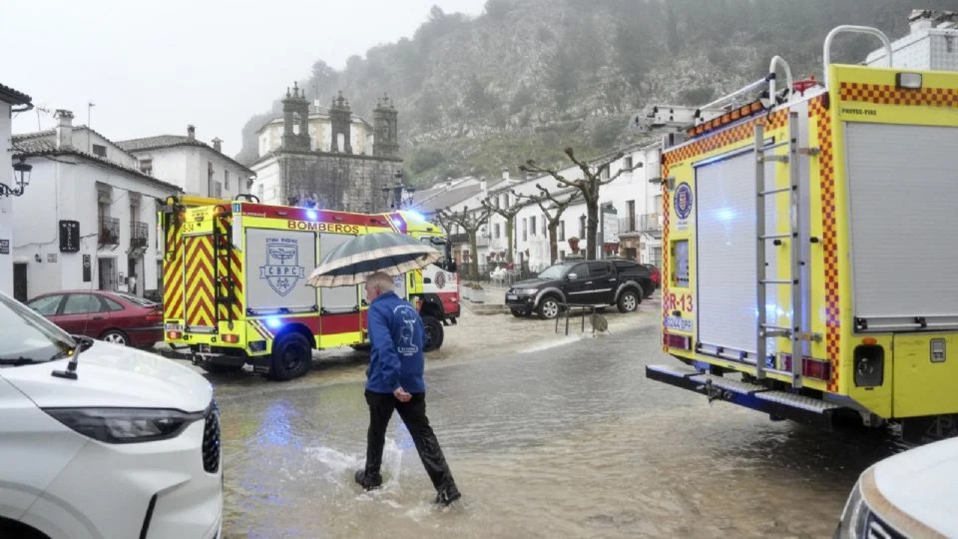 Temporal en España deja 168 carreteras cerradas y miles de evacuados