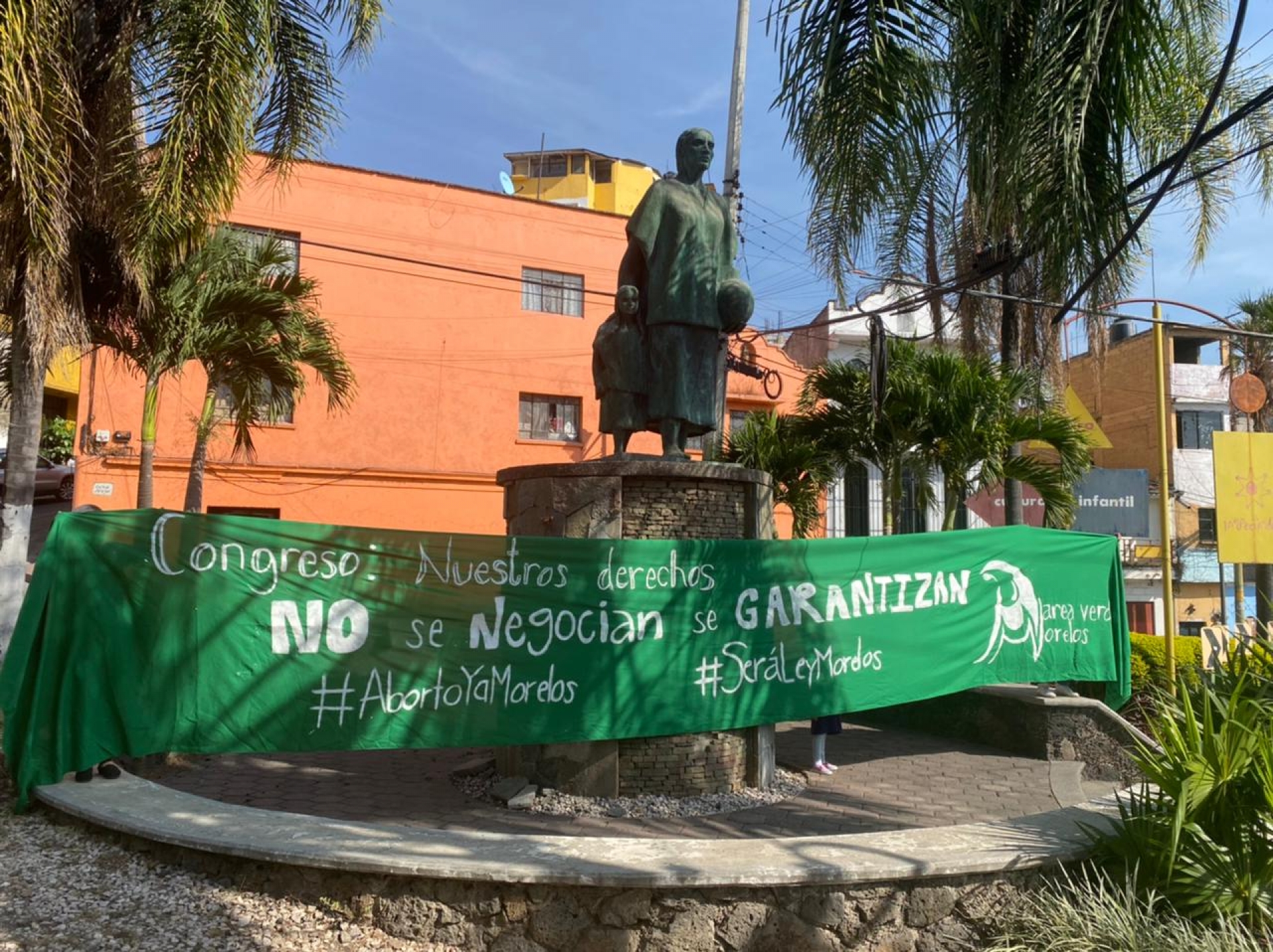Demanda 'Marea Verde Morelos' erradicación de la violencia de género