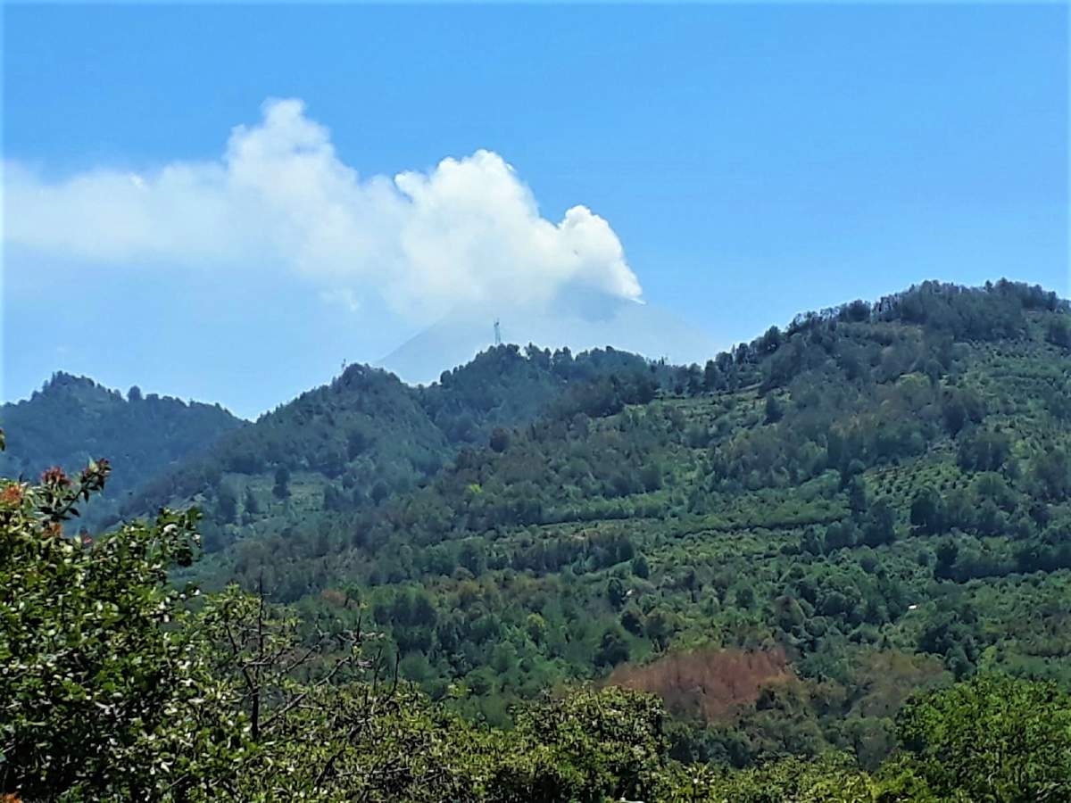 Se registra caída de ceniza del Popocatépetl en municipios de Morelos