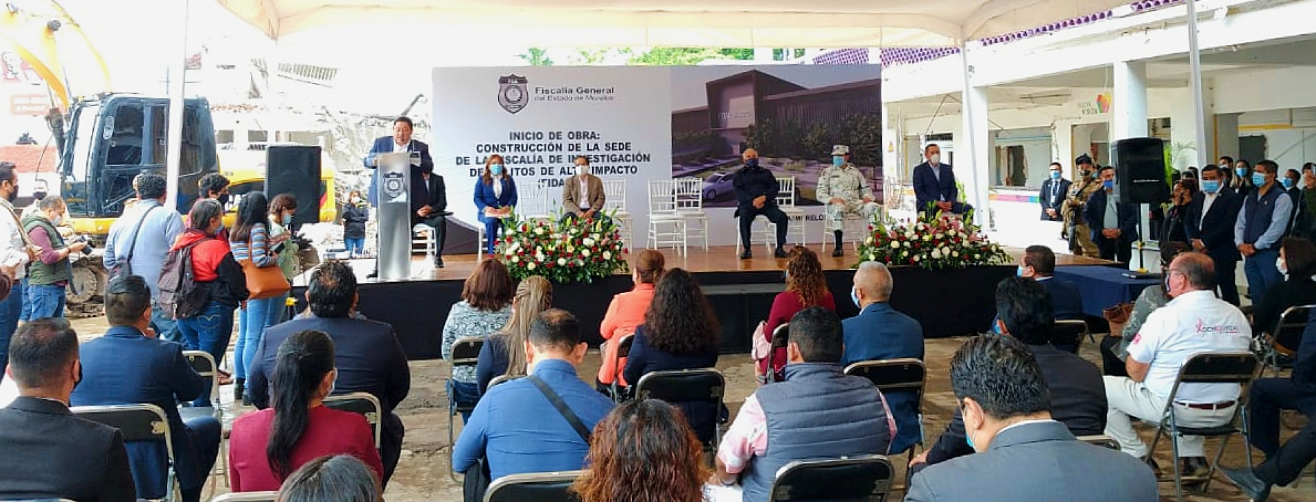 Inicia obra de construcción de sede de Fiscalía de Investigación de Delitos de Alto Impacto