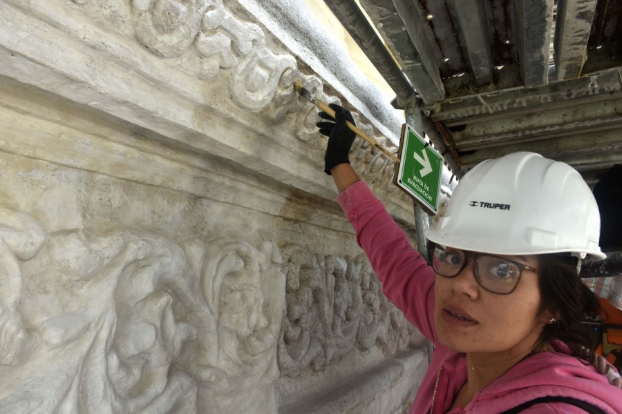 Avanza restauración de la catedral de Cuernavaca