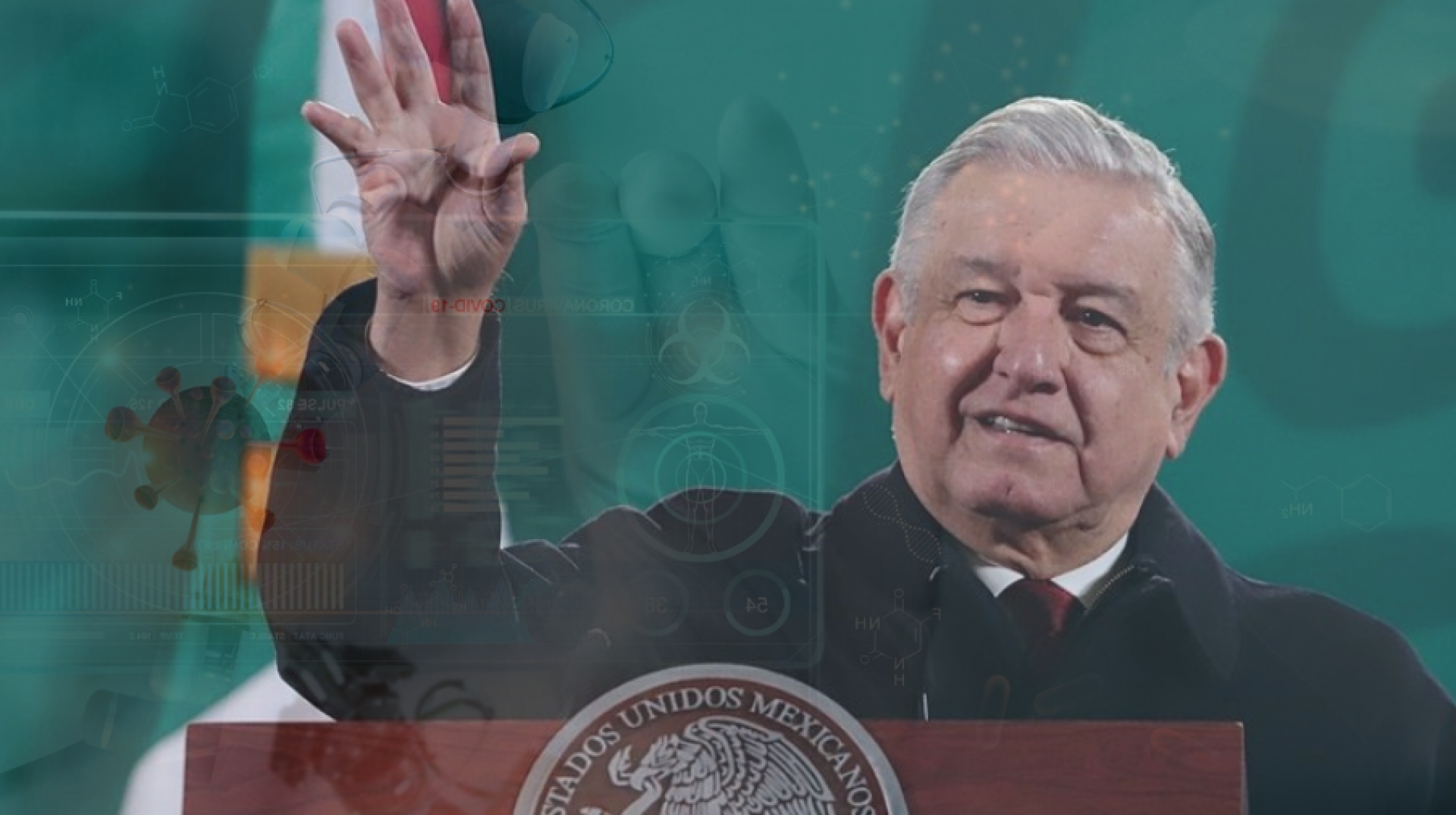 AMLO fue voluntario de investigación para el tratamiento de COVID