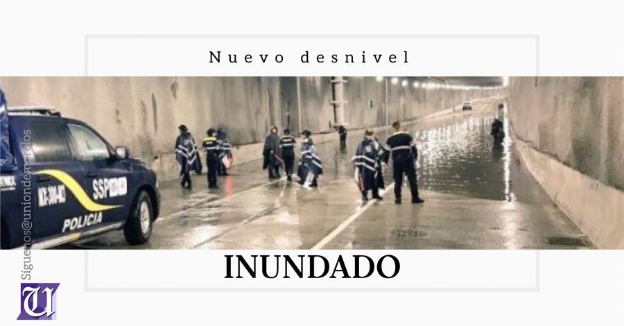 El nuevo desnivel de Mixcoac 'no aguantó' la lluvia