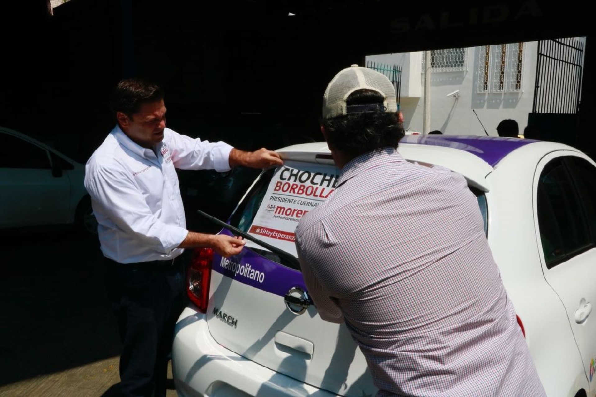 Se suman taxistas a campaña de José Luis Borbolla