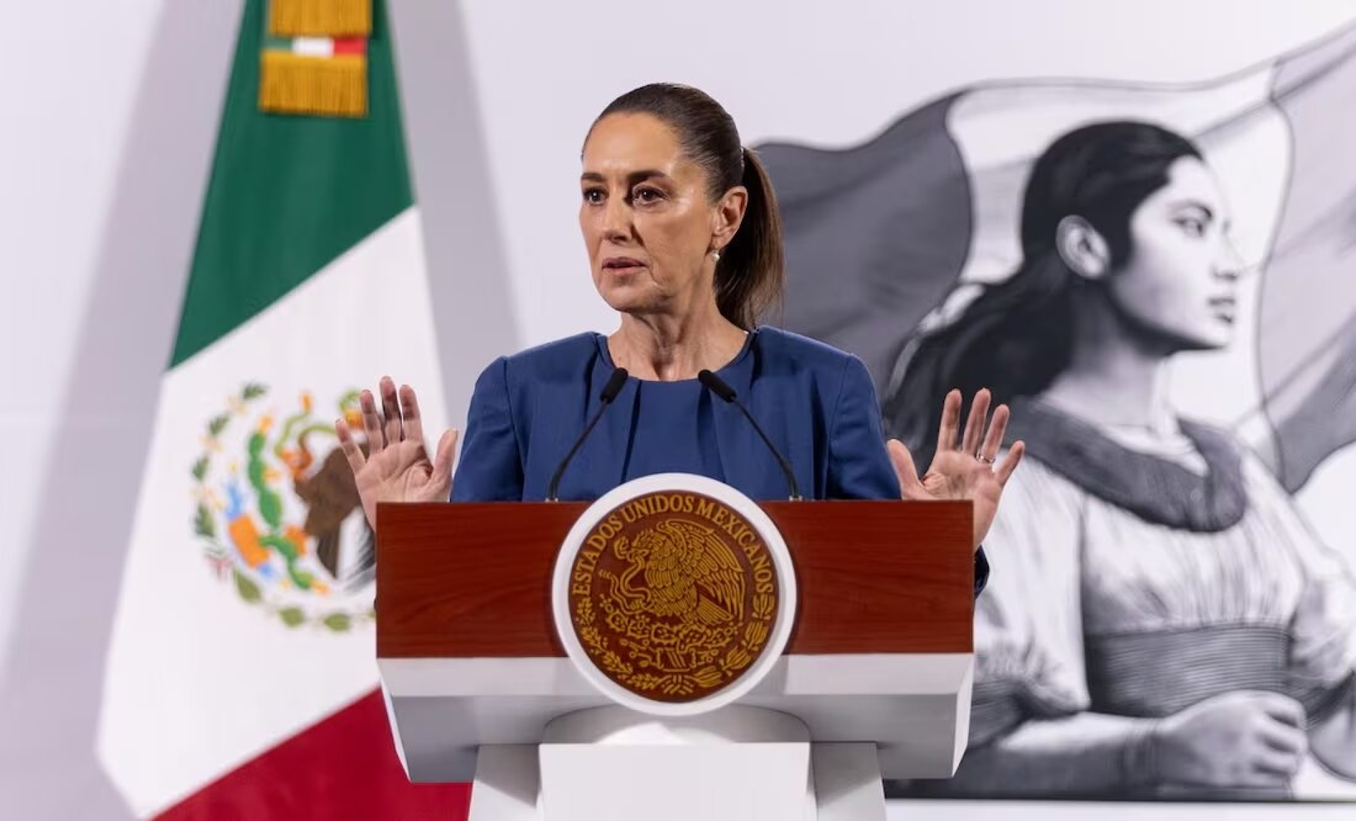 Sheinbaum pide respeto por la 'soberanía' de Venezuela