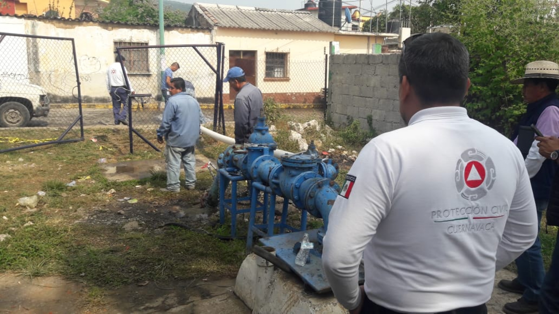 Revisan PC Cuernavaca y SAPAC agua que se distribuye en Ocotepec