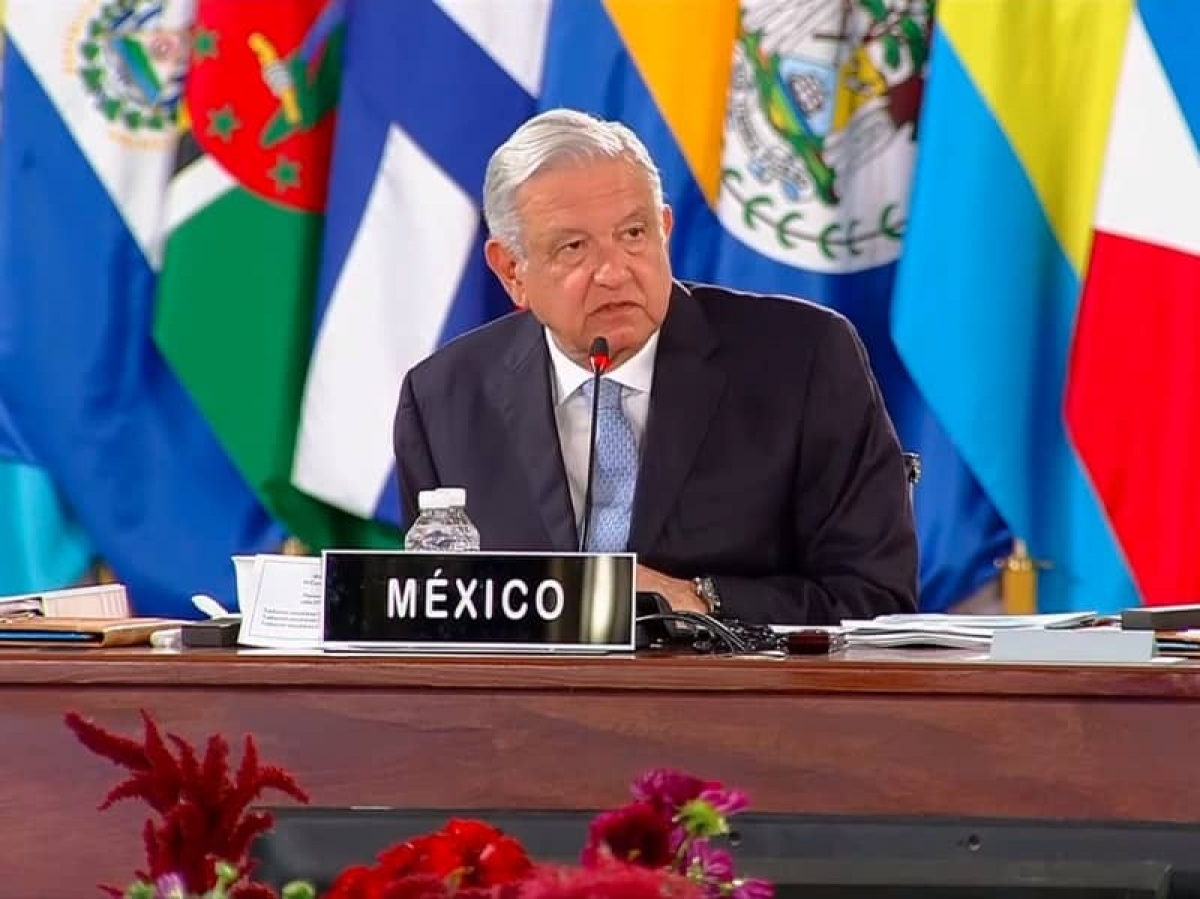 AMLO llama a terminar bloqueos y a la integración con EU y Canadá en cumbre CELAC