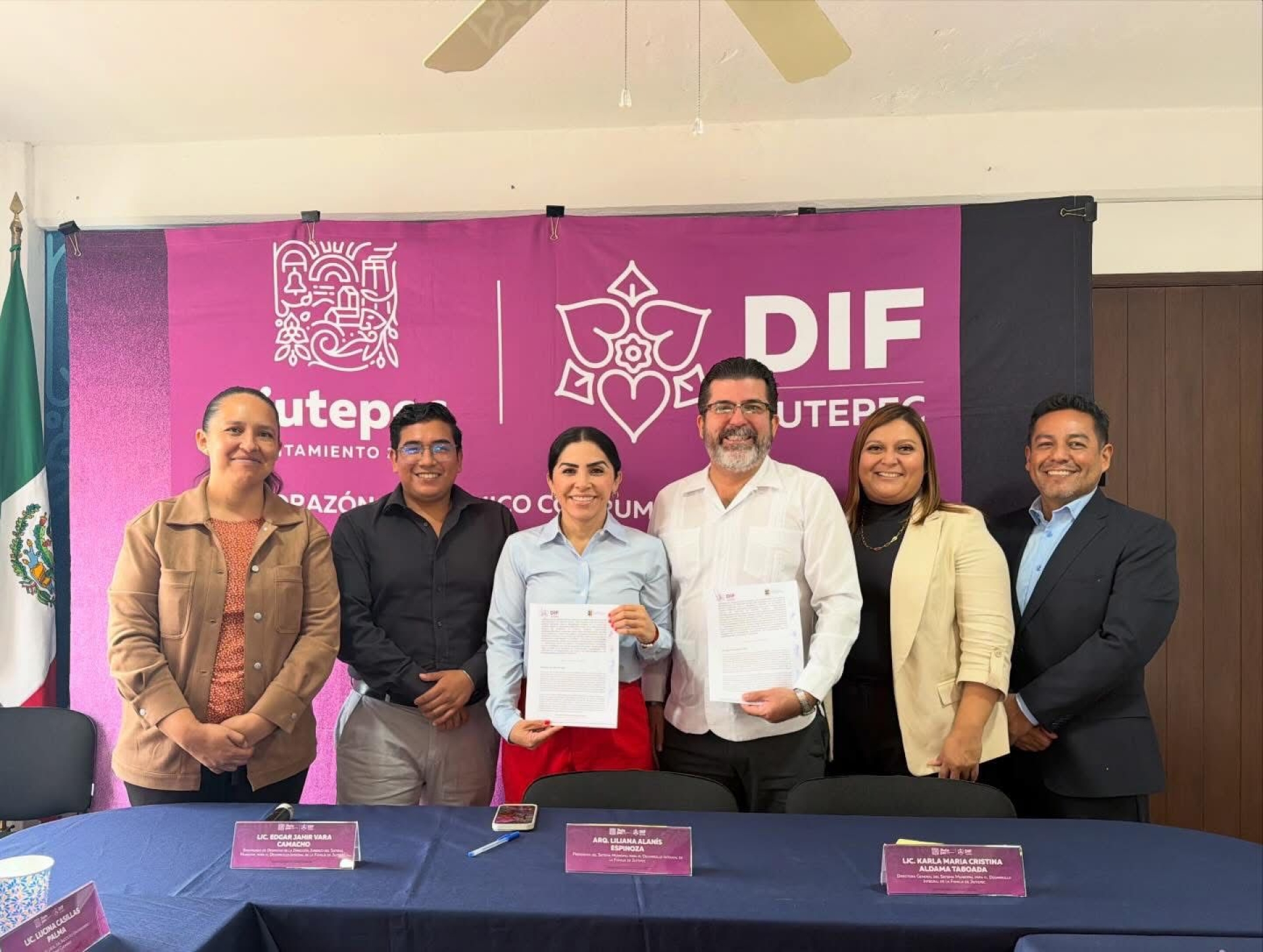 Fortalece DIF Jiutepec alianzas para el beneficio de la ciudadanía