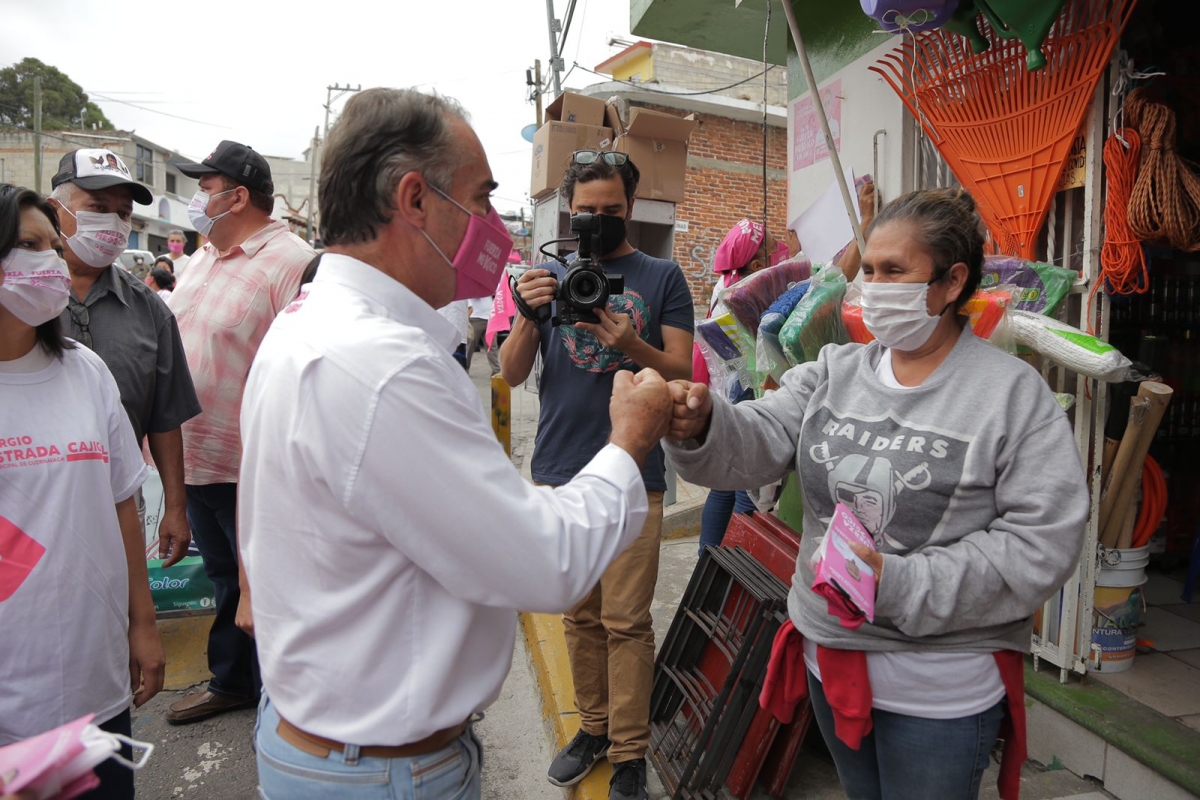Concluye Sergio Estrada Cajigal recorridos por Cuernavaca