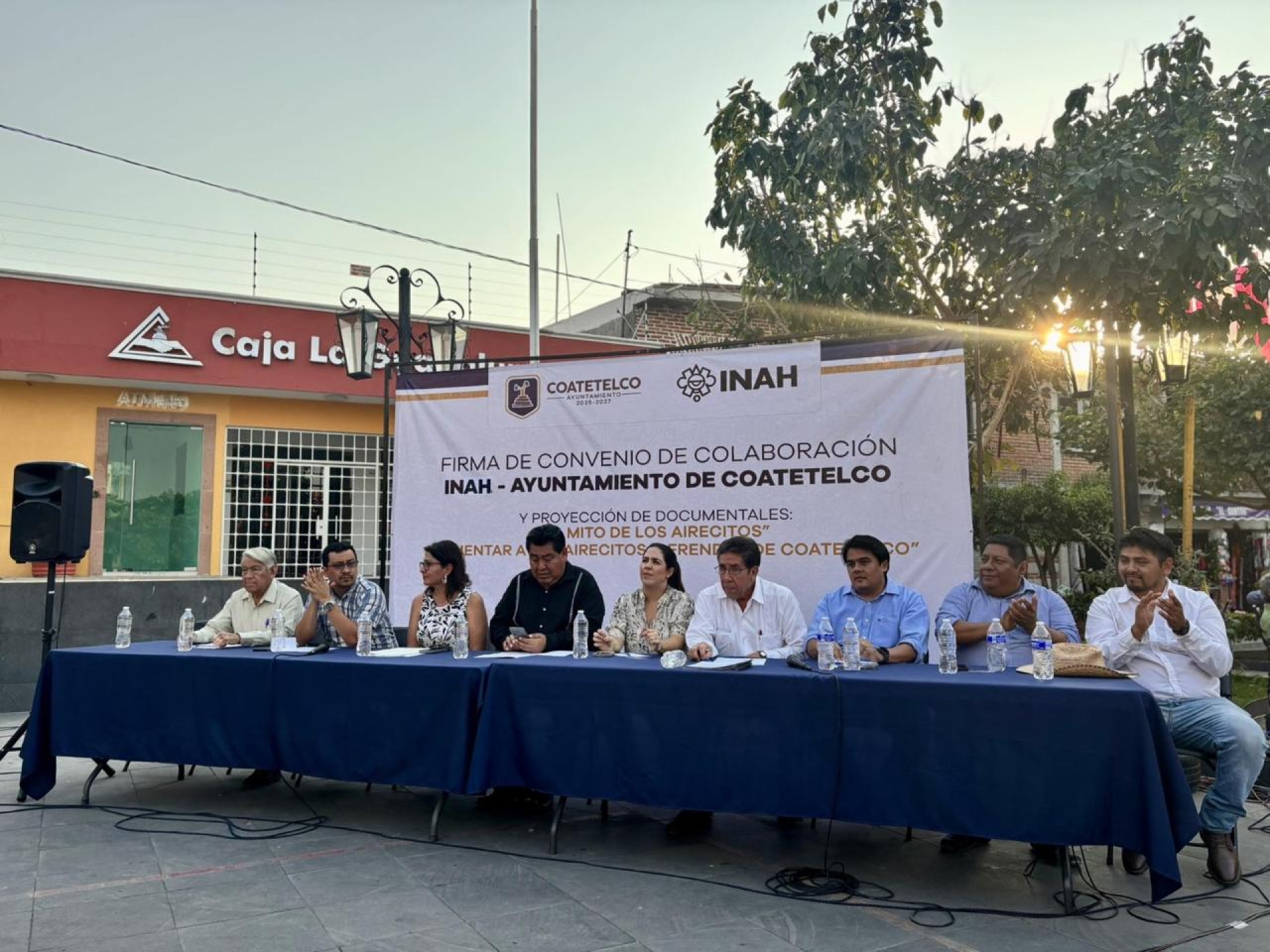 Centro INAH Morelos y Ayuntamiento de Coatetelco formalizan convenio de colaboración