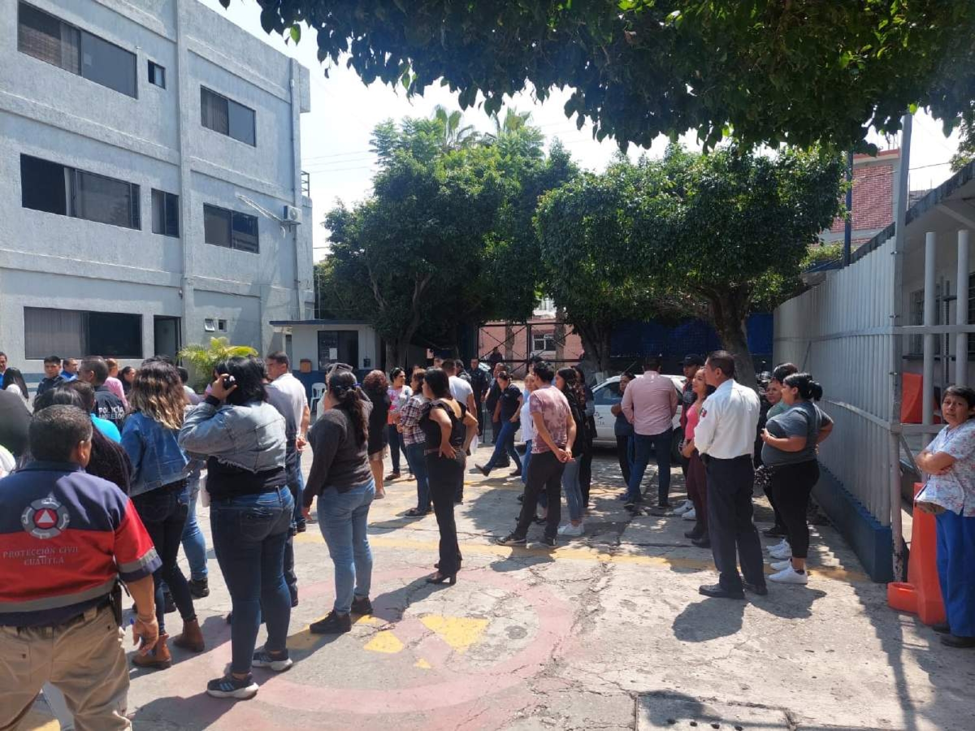 Realizan simulacro en oficinas del Ayuntamiento de Cuautla
