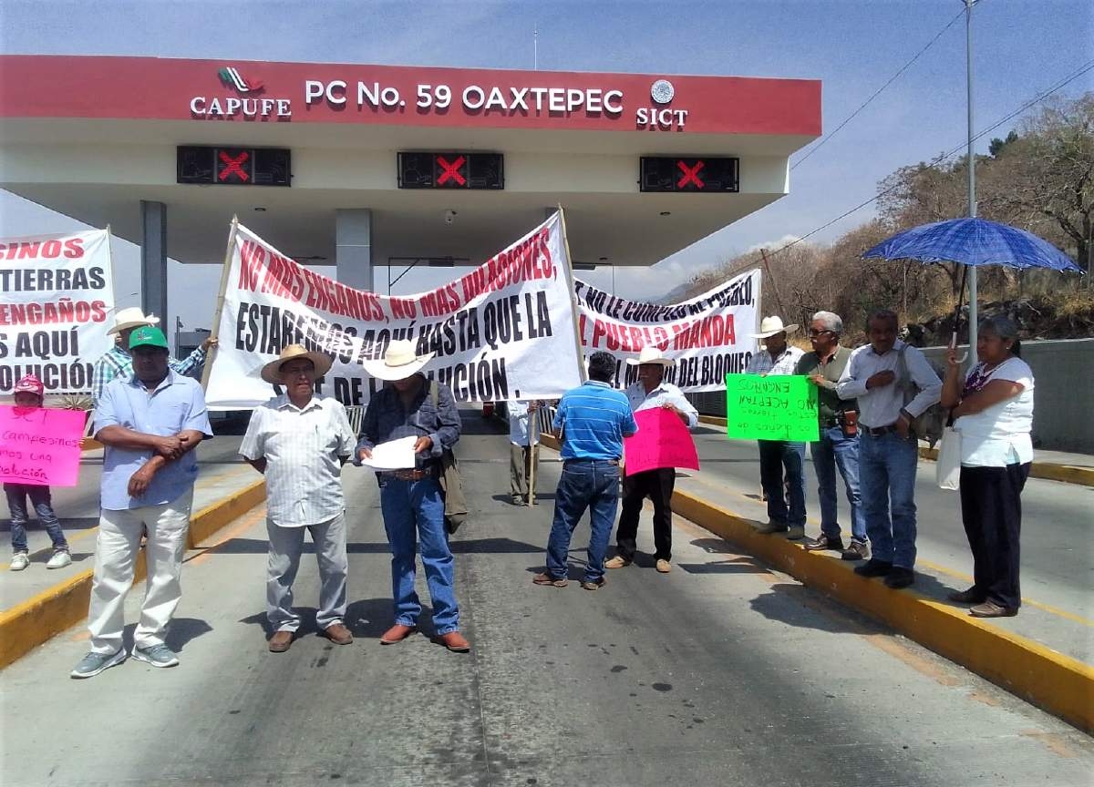 Amagan campesinos con recuperar tierras ocupadas por autopista La Pera-Cuautla