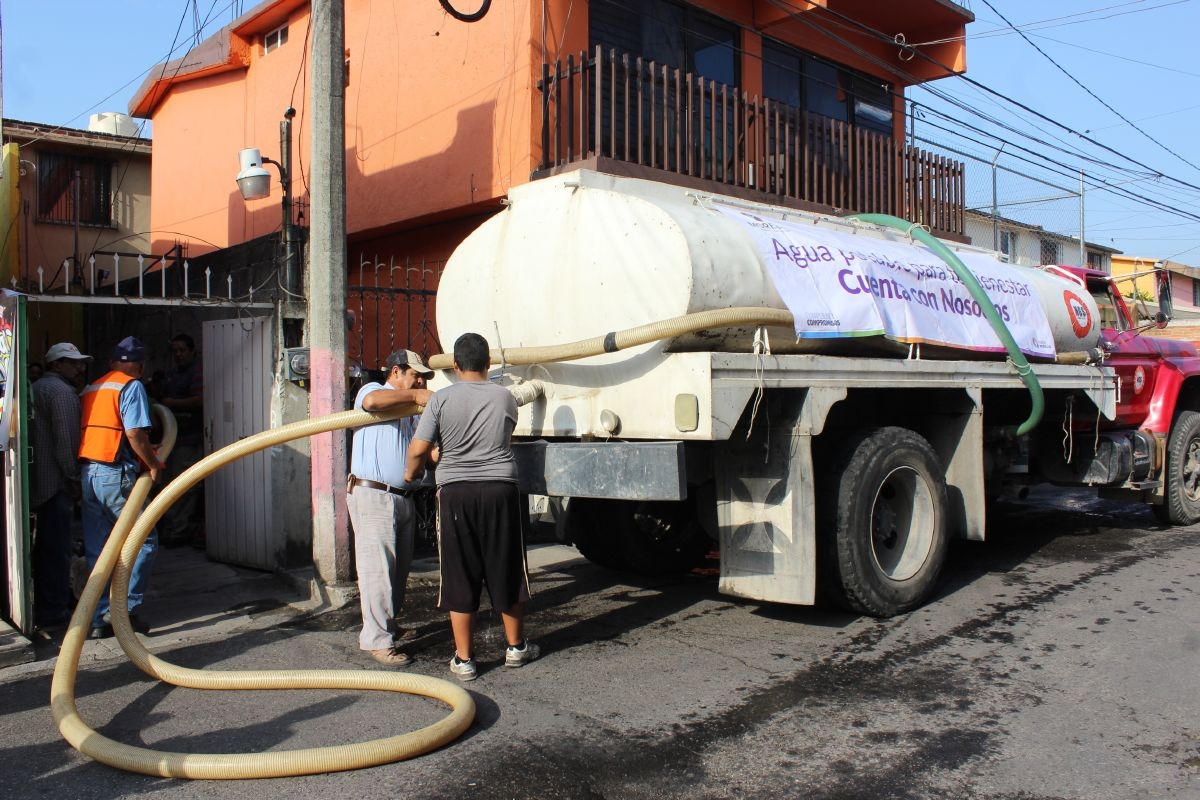 Mantendrá Ceagua el reparto de líquido en pipas