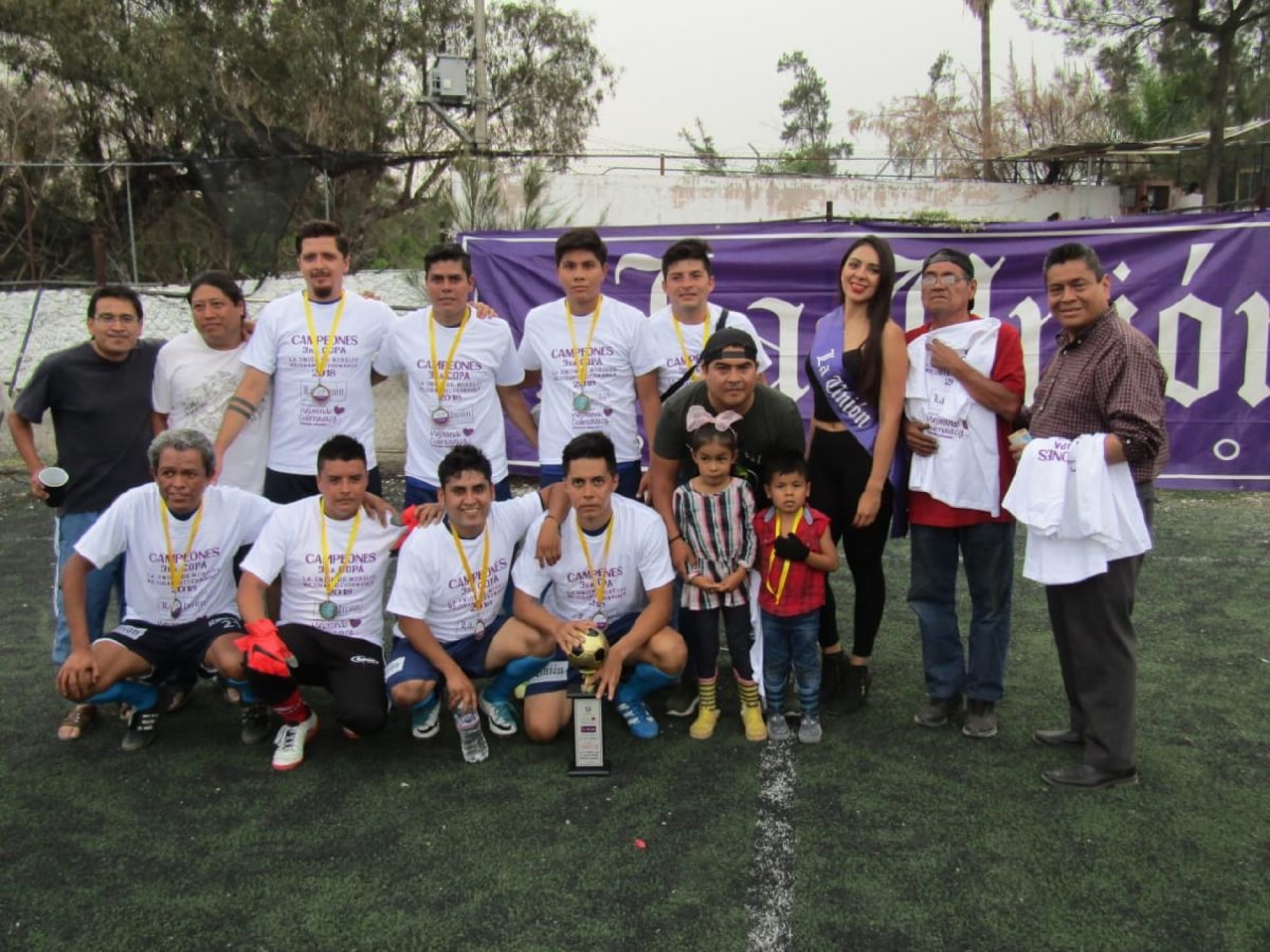 Mateo Acapantzingo, rey de la Copa Unión Mejorando Cuernavaca
