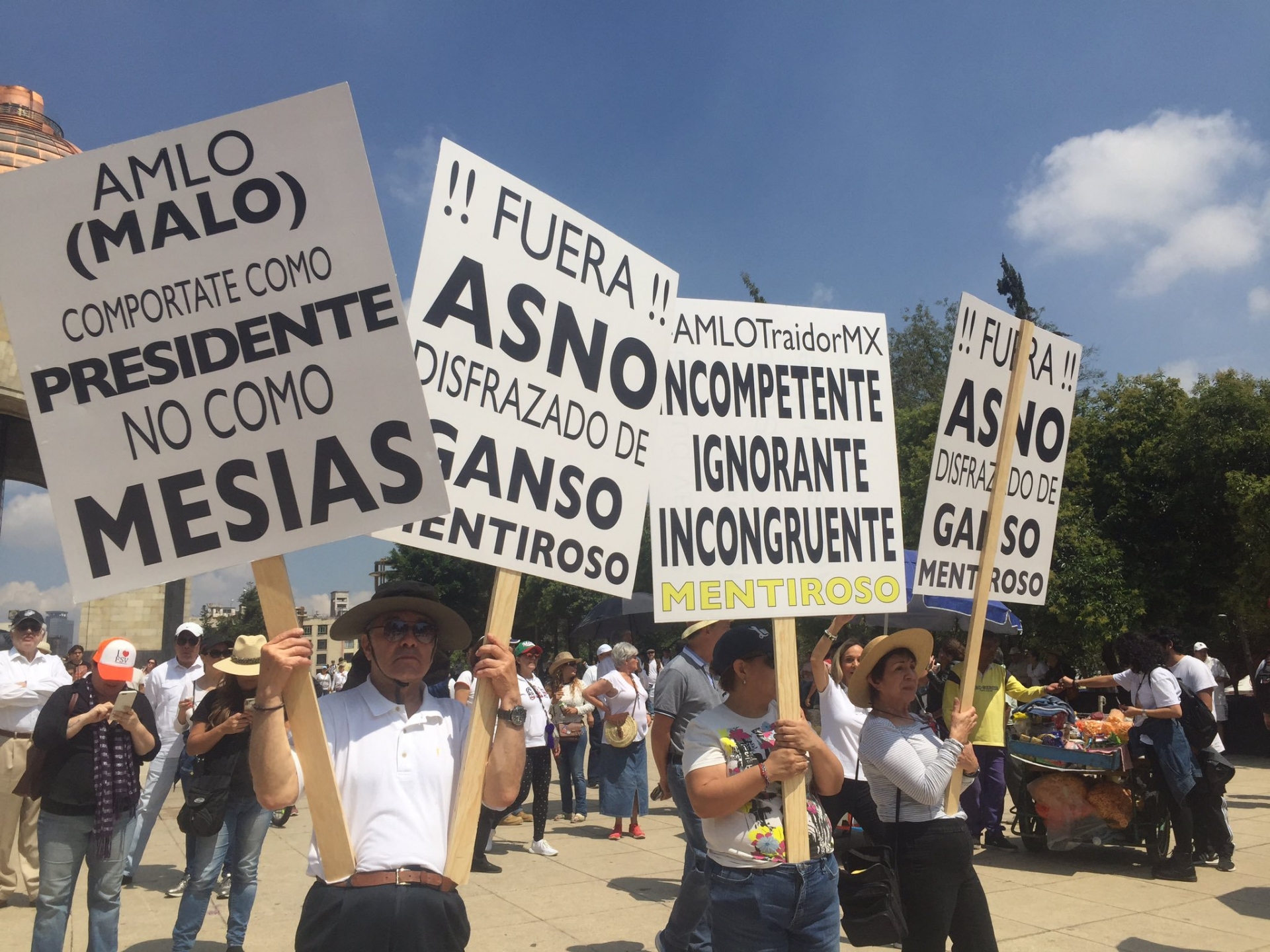 Este domingo, realizaron cuarta marcha contra AMLO