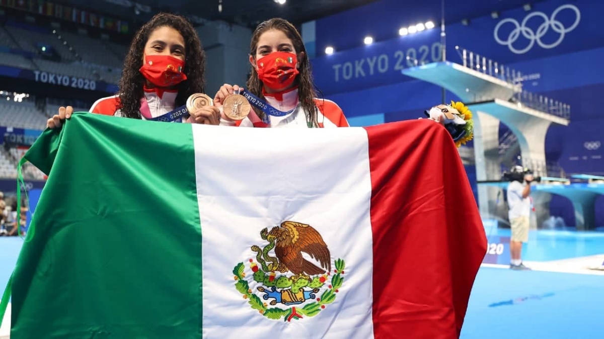 México gana bronce en clavados sincronizados femenil