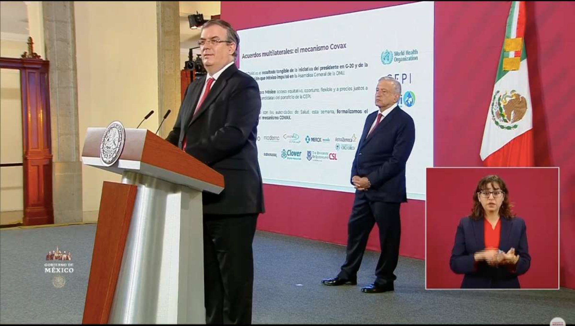 Hay 7 proyectos de vacunas COVID-19 interesadas en hacer pruebas en México: Ebrard