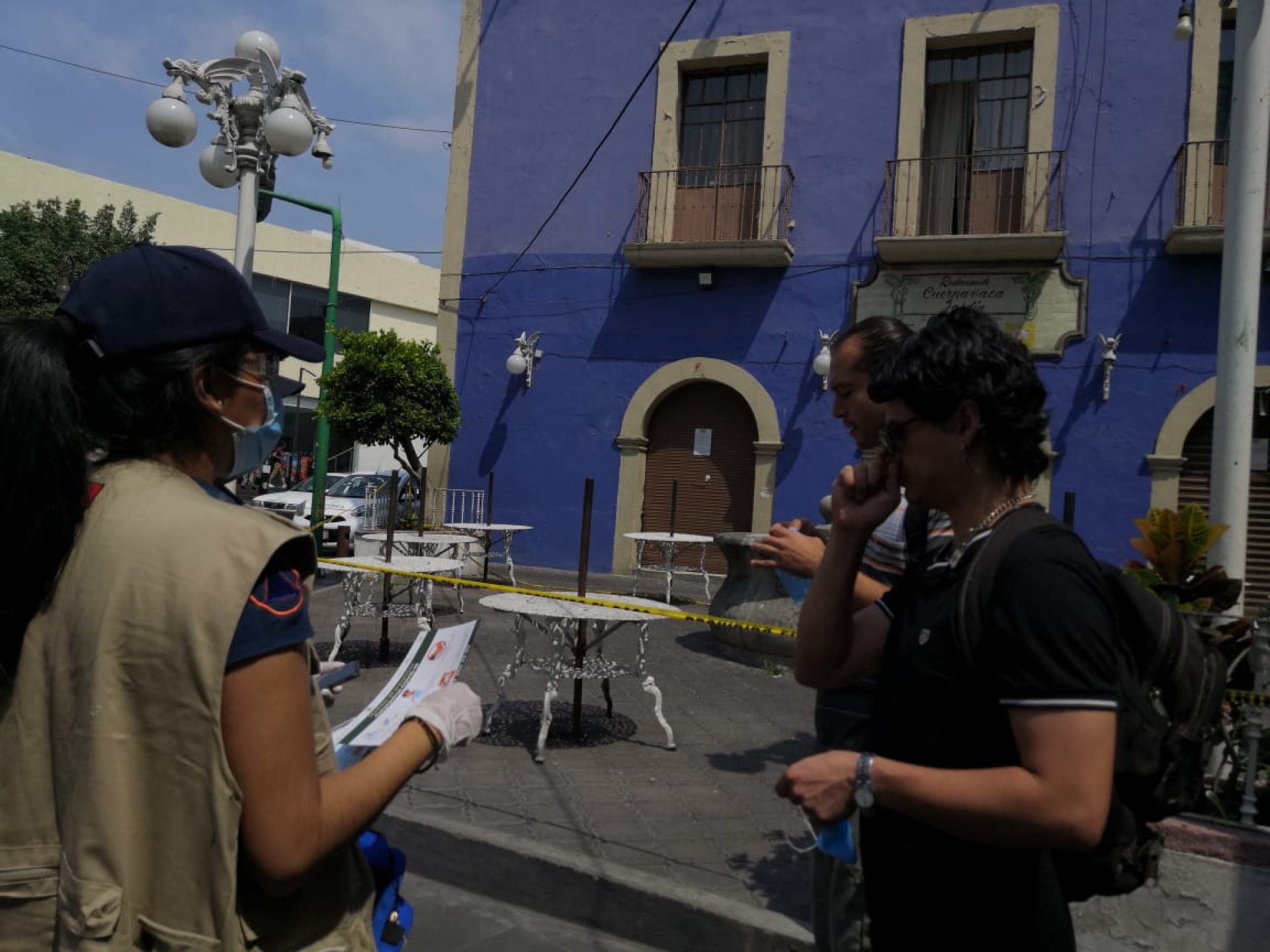 Realiza PC Cuernavaca recorridos de información; pide acatar medidas sanitarias