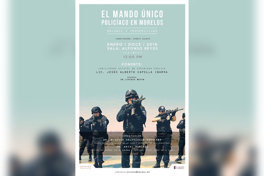 El Mando Único en Morelos: Balance y perspectivas.