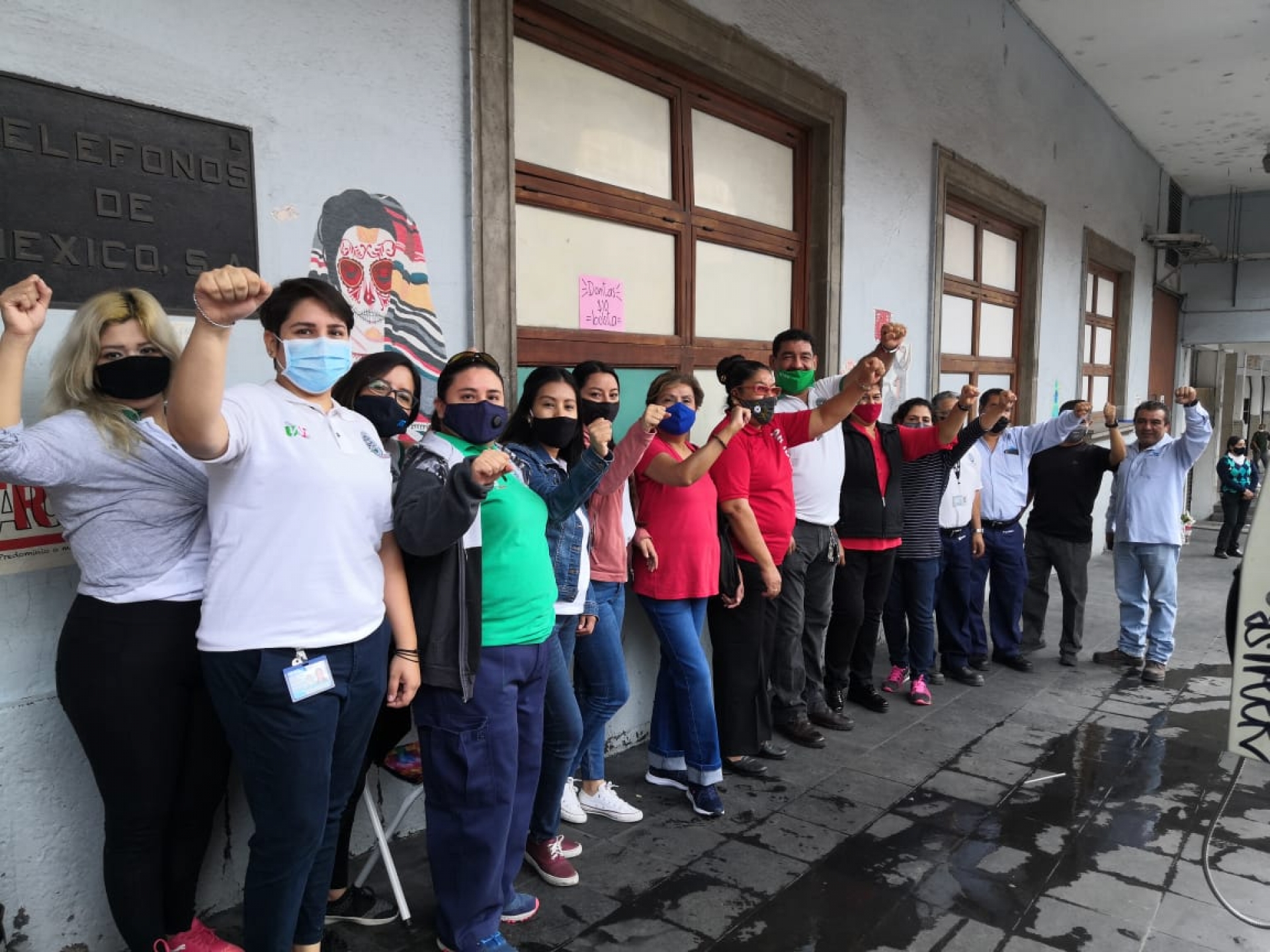 En paro, 960 trabajadores sindicalizados de Telmex en Morelos