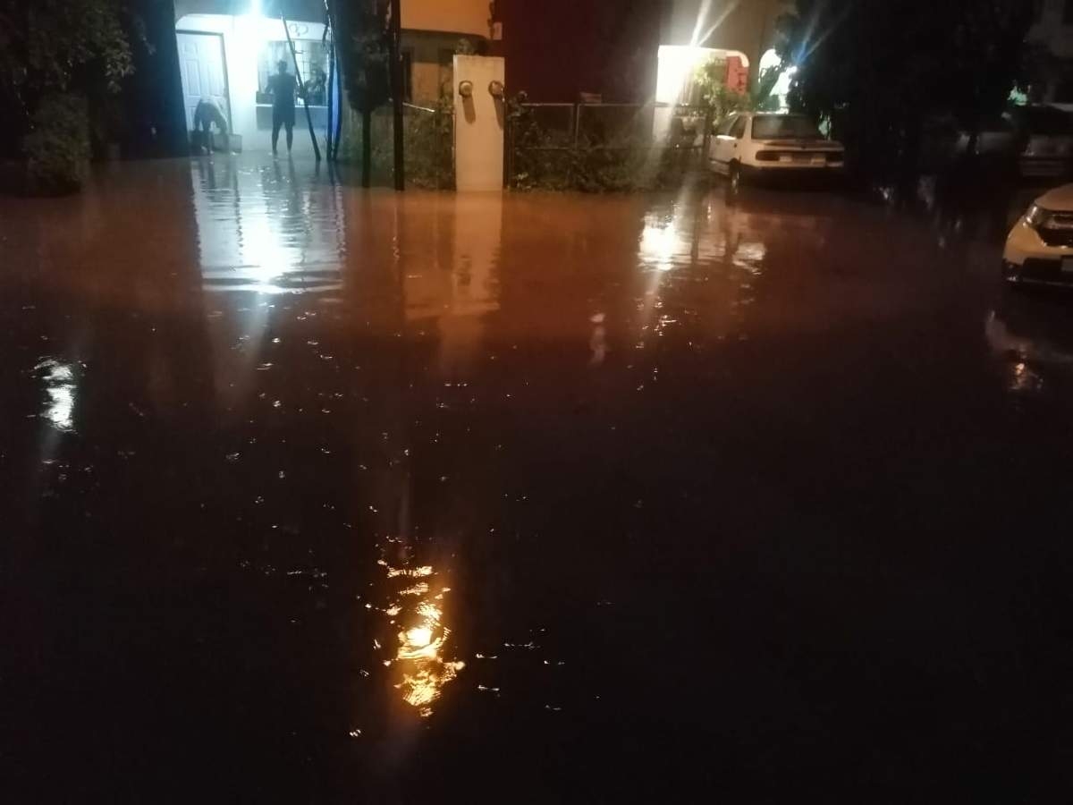 Inundaciones causan lluvias en el municipio de Cuautla
