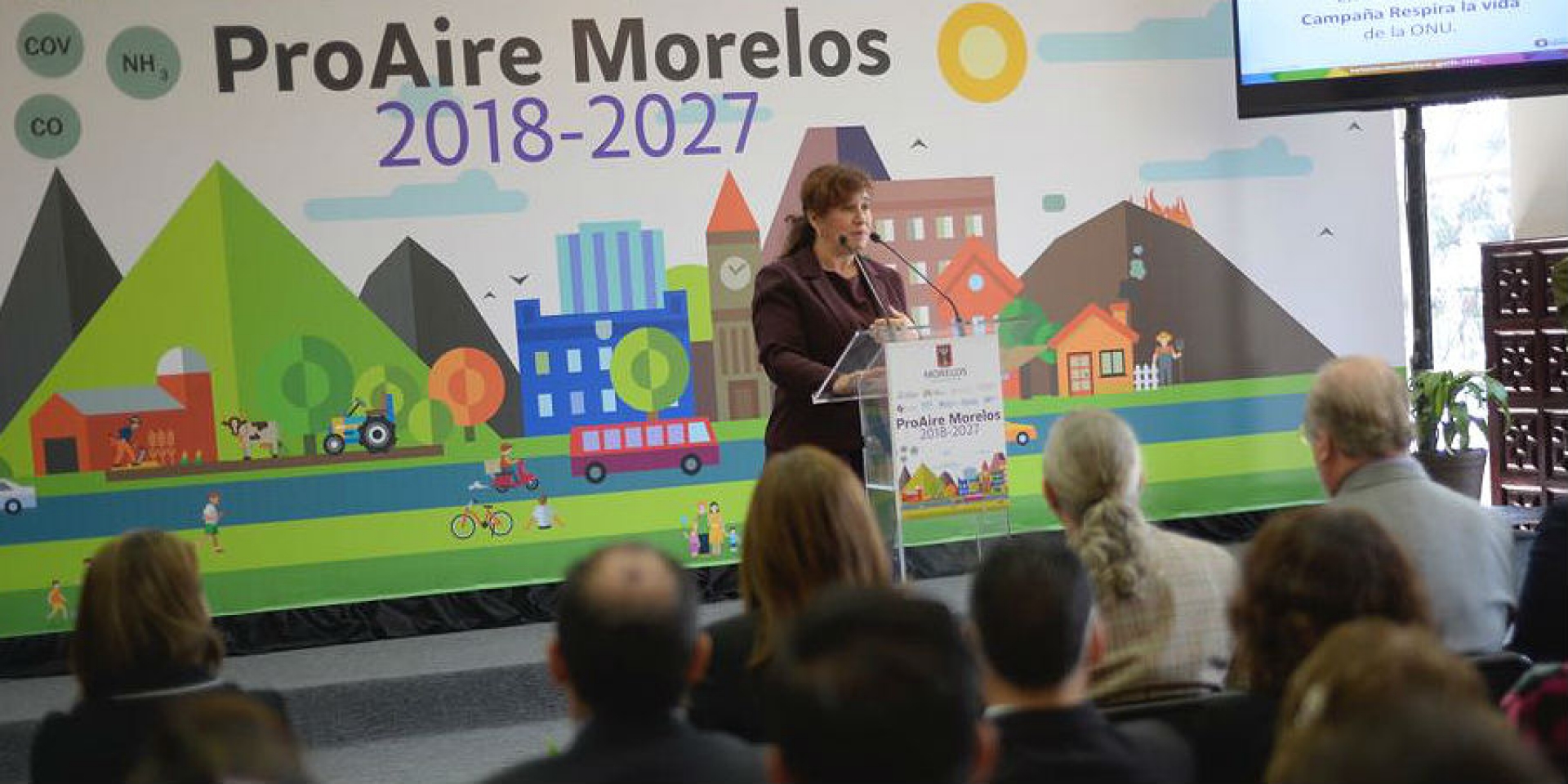 Presentan el programa 'Pro Aire Morelos 2018-2027'