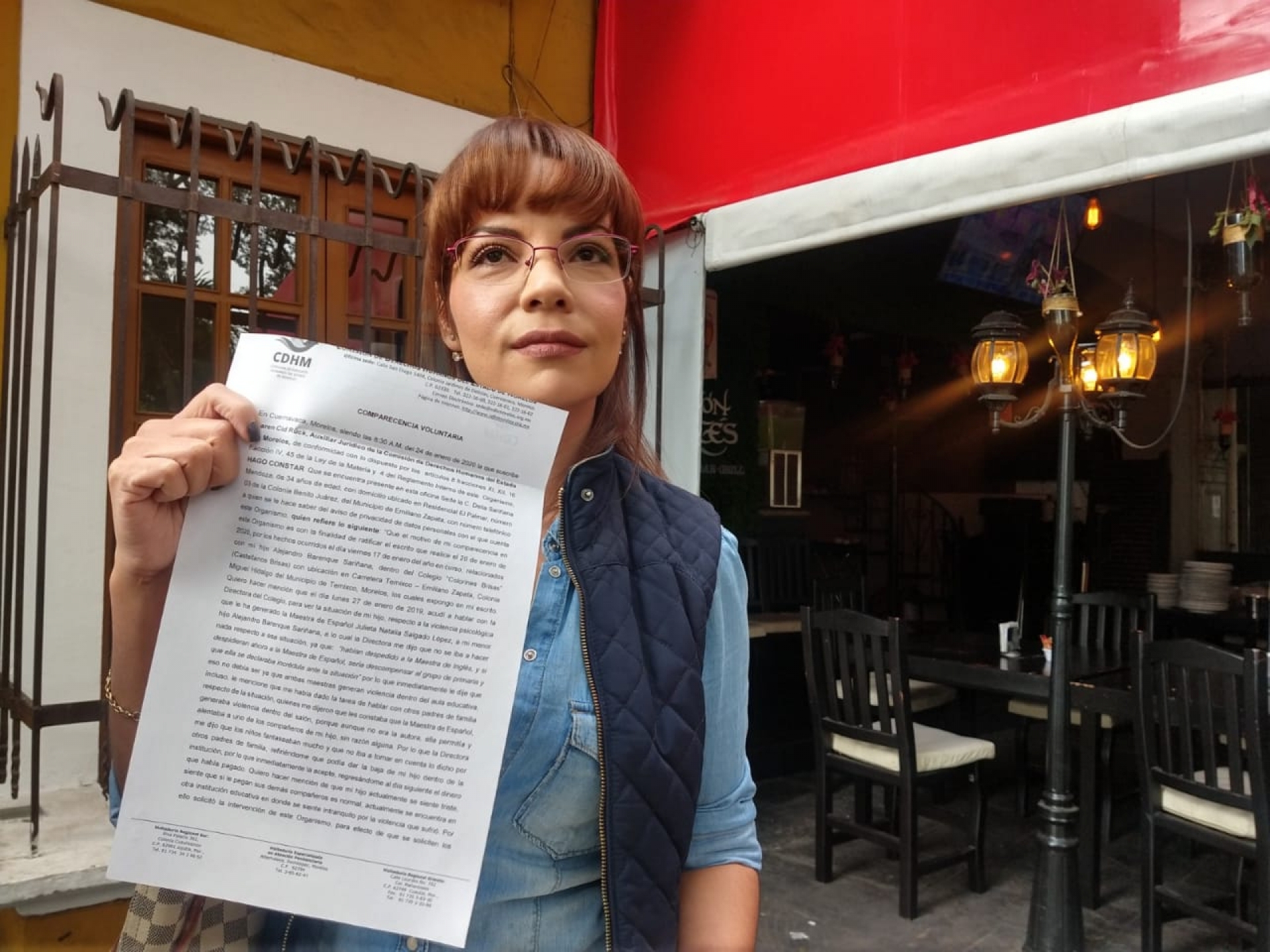Presentan queja ante IEBEM por presuntas agresiones a estudiante de cuarto grado