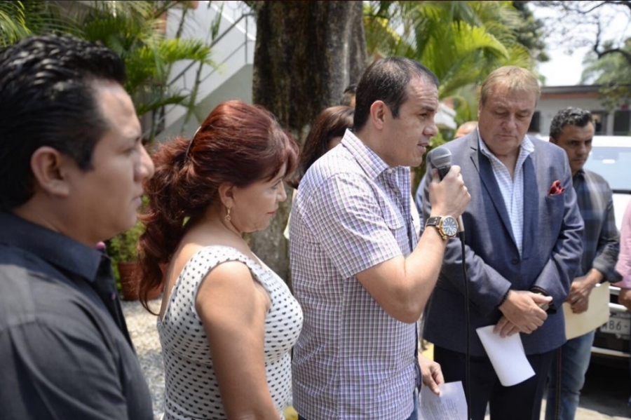 Dan banderazo de salida en Cuernavaca a brigada que atenderá denuncias ciudadanas sobre corrupción