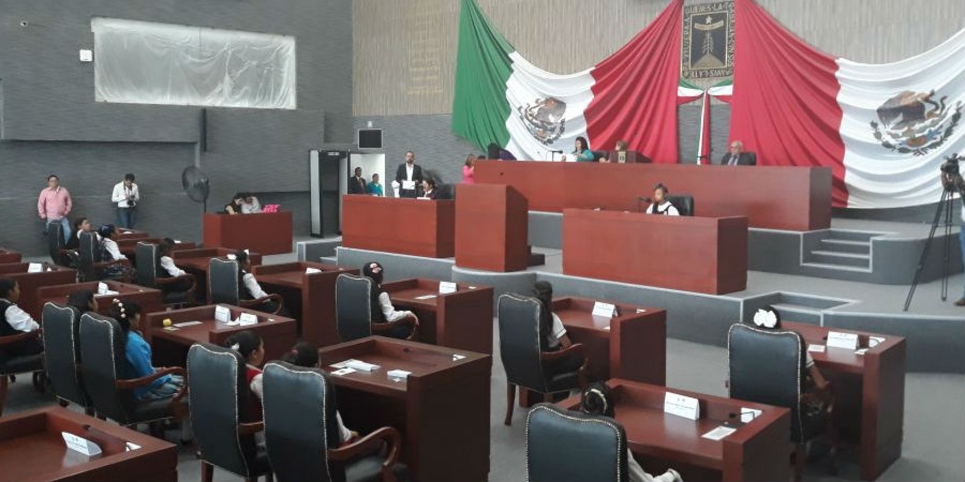 Se lleva a cabo el Parlamento Infantil 2018 en el Congreso local