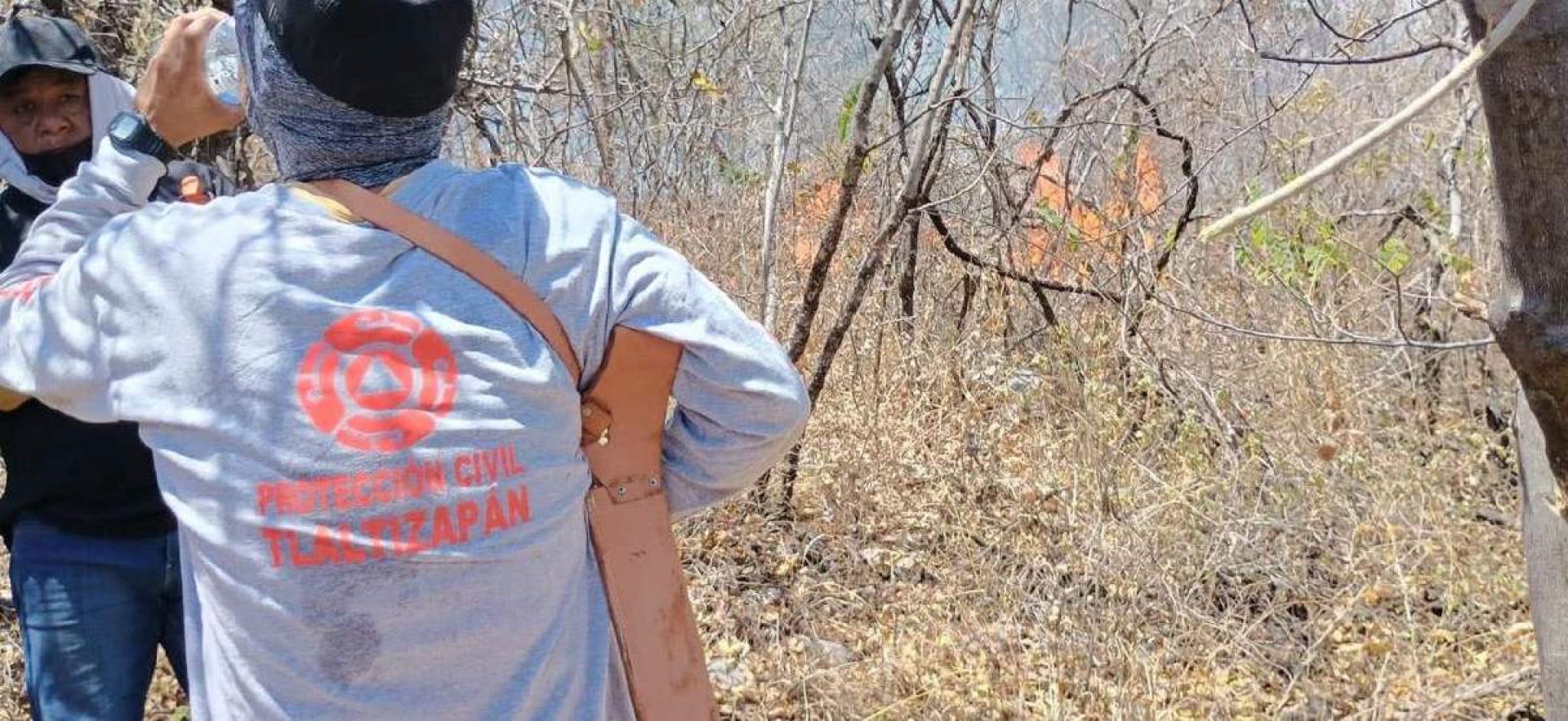 Se registra incendio en el cerro de 'El Gallo'