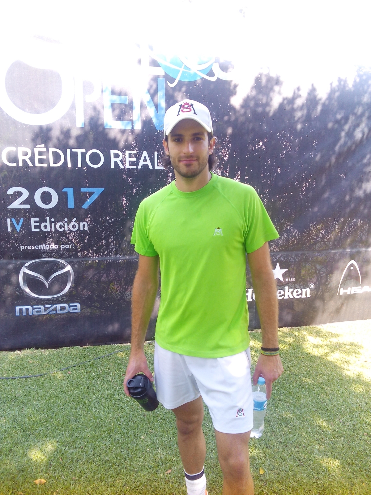 Manuel Sánchez, orgulloso de representar a México en el Morelos Open