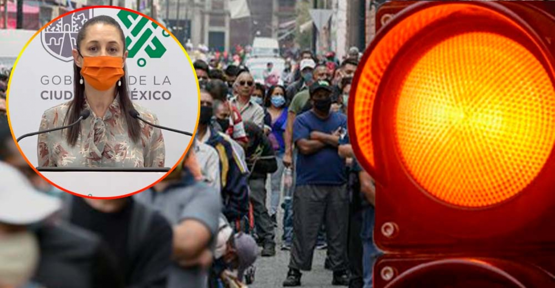 CDMX regresa a Semáforo Naranja