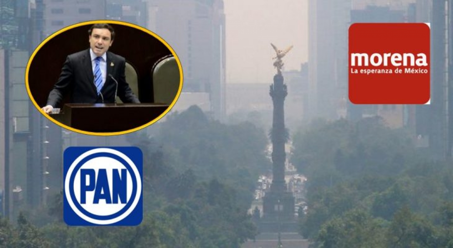 El PAN culpa a Morena de la contaminación ambiental en la CDMX