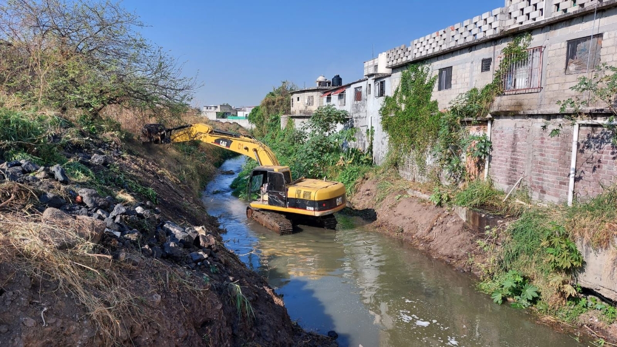 Inicia limpieza de 300 metros de barranca La Gachupina en Jiutepec