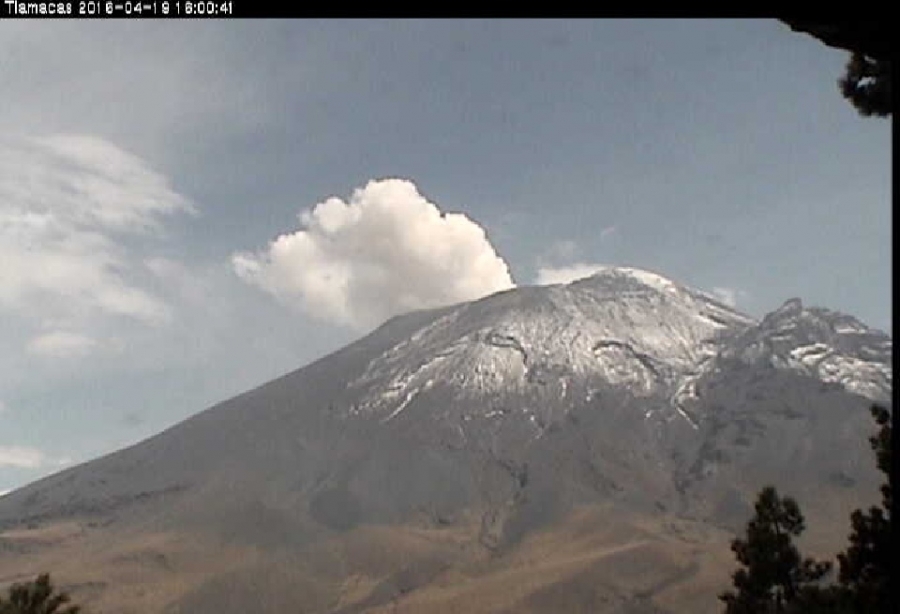 Prevén continúe actividad en el Popocatépetl