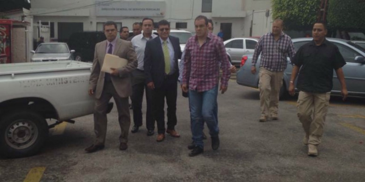 En la Fiscalía, Cuauhtémoc Blanco presenta denuncia contra los Yañez