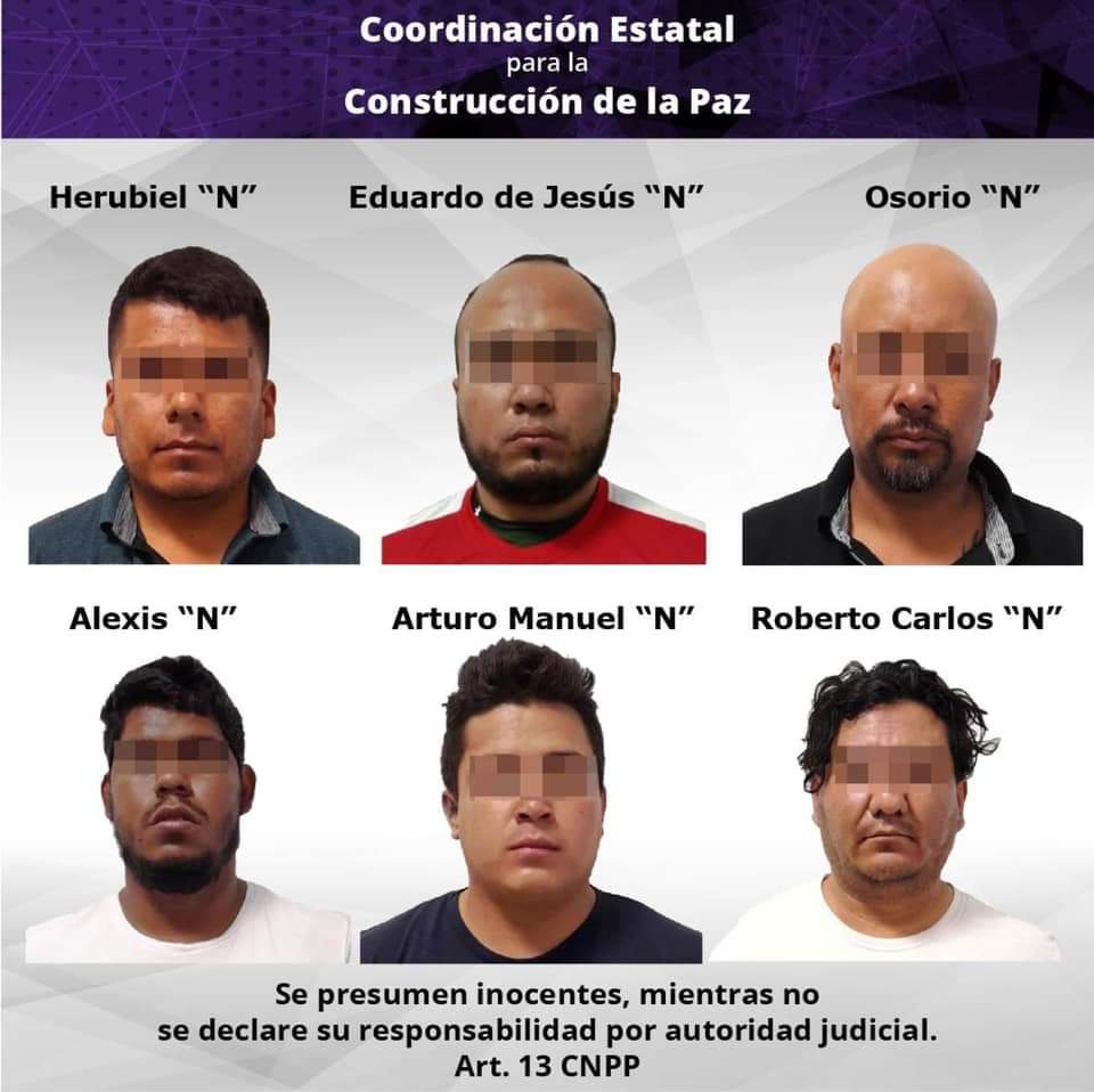 Vinculan a proceso a detenidos por UECS en Cuautlixco
