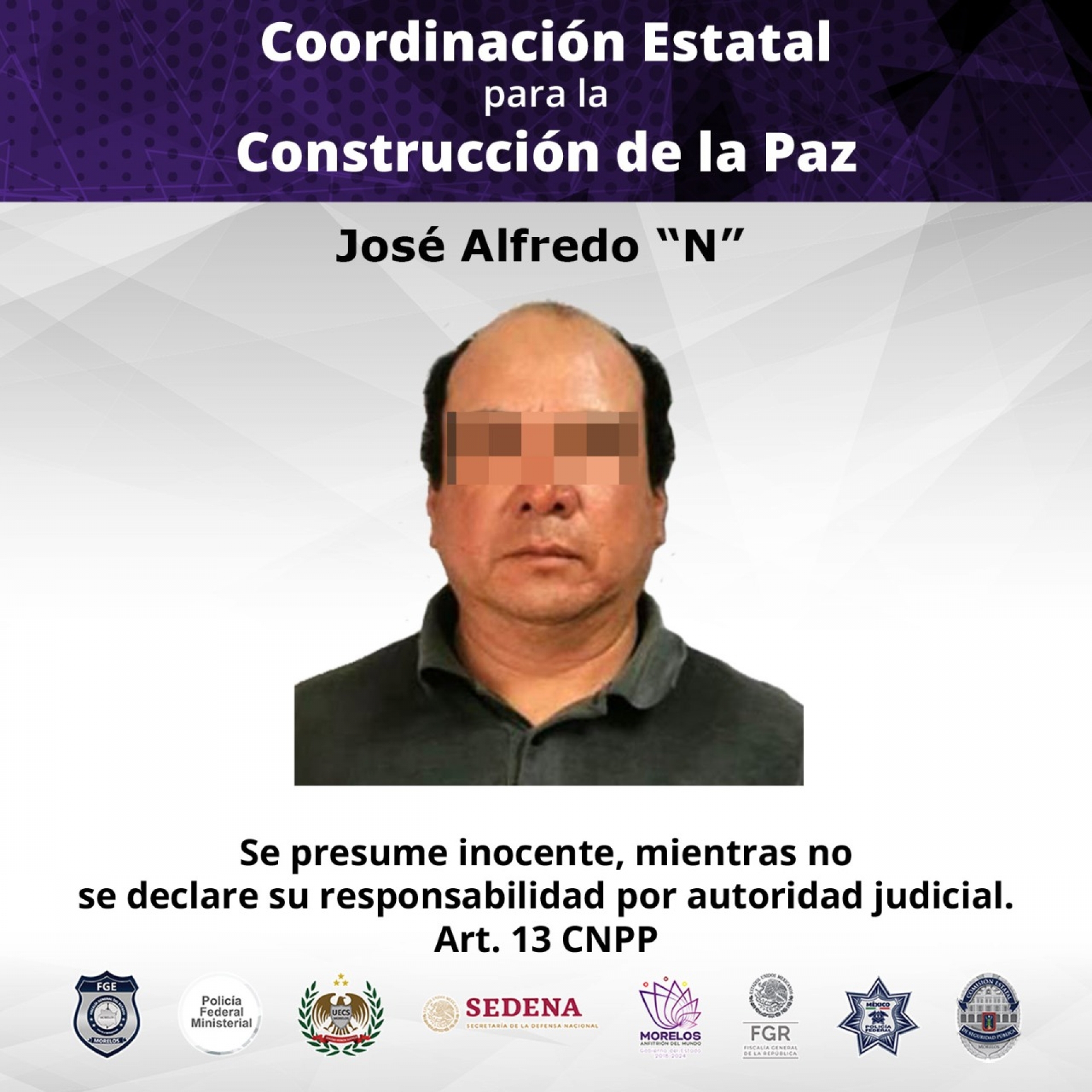 Detiene FGE a presunto homicida de mujer