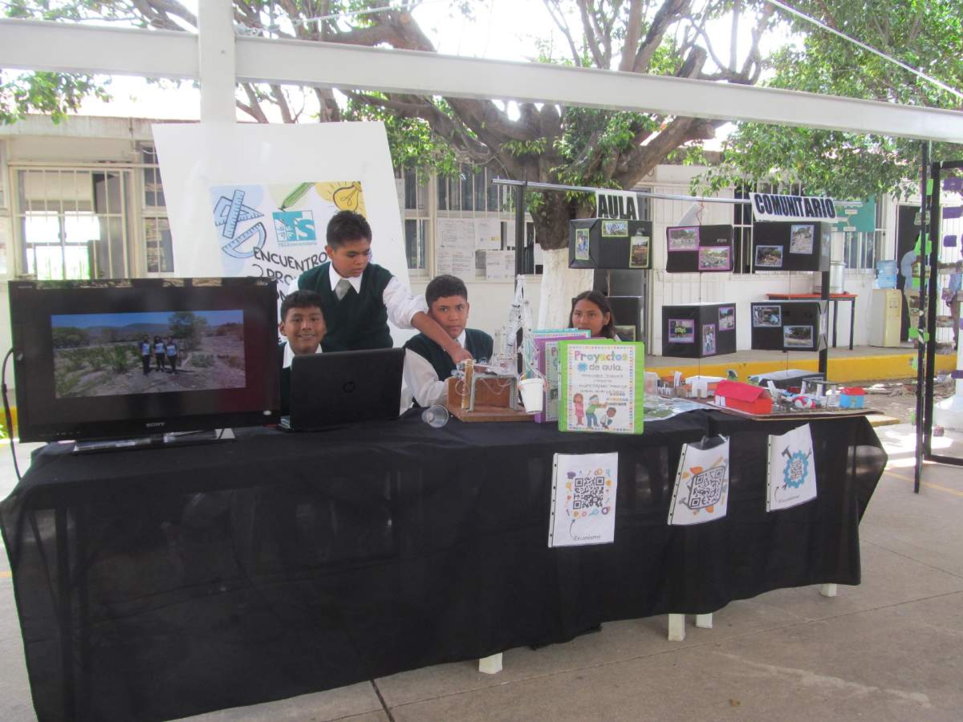 Telesecundarias presentan proyectos integradores de fin de cursos