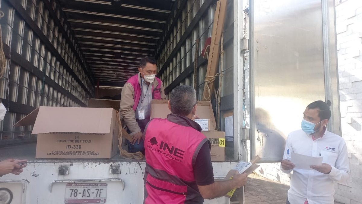 Llegó a Morelos documentación y material para la consulta de revocación de mandato