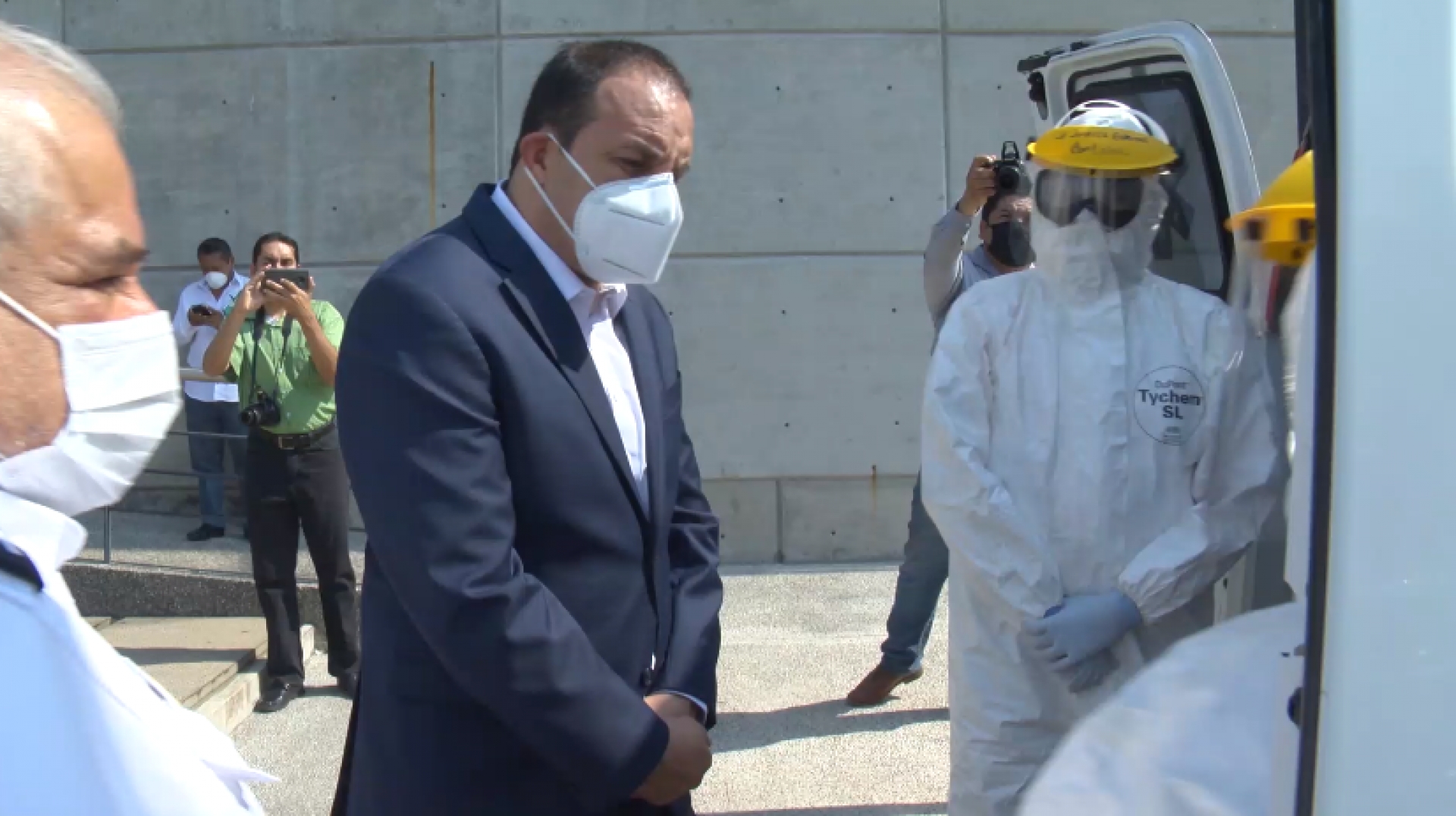 Supervisa gobernador operación de grupo del ERUM que atenderá a pacientes con Covid-19