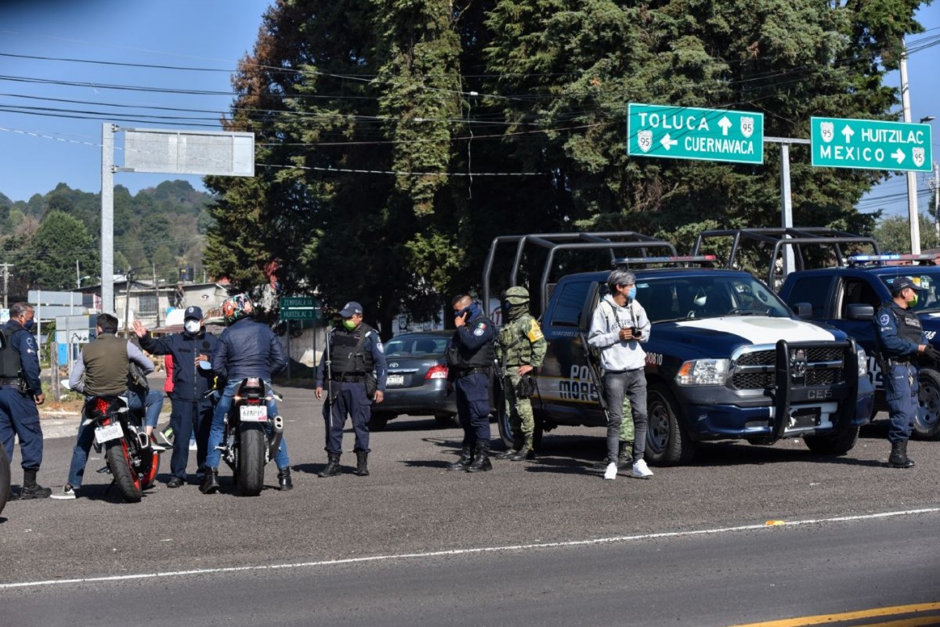 Continúan operativos por la seguridad y la sana distancia en Morelos