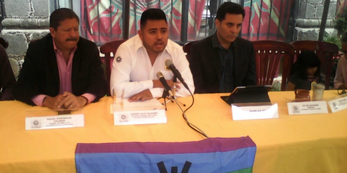 Militantes del PRD presentarán denuncia penal en contra de diputado panista, por llamado a votar contra matrimonio igualitario