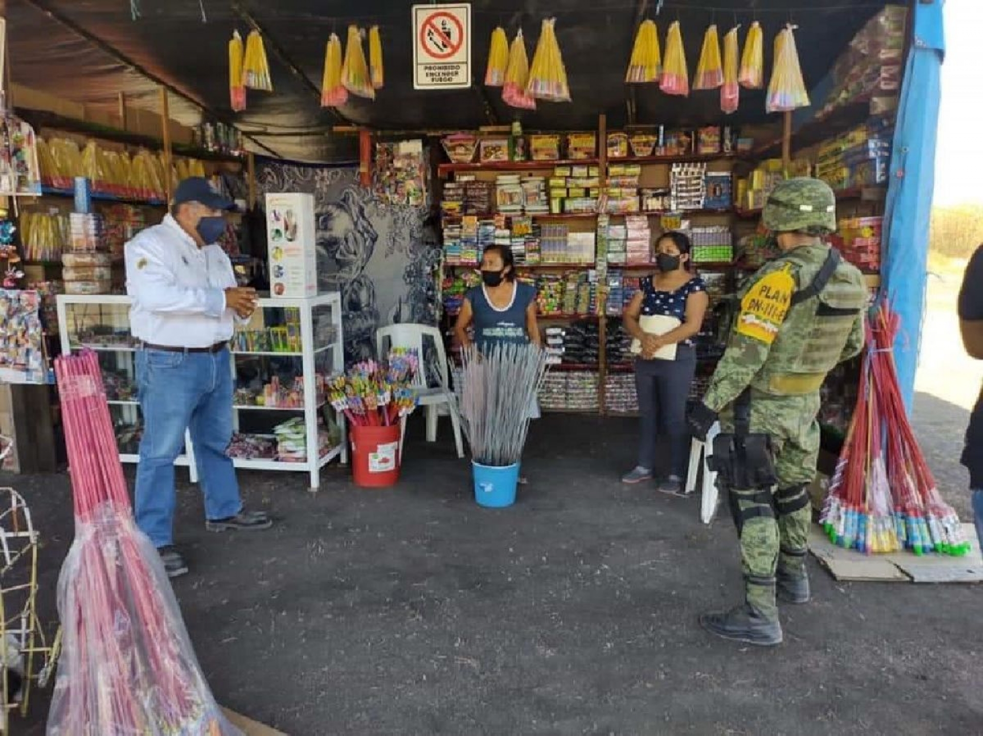 No permitirán venta de pirotecnia en zonas urbanas de Xoxocotla