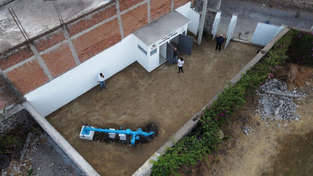 Entra en operación nuevo pozo de agua potable 'Pinos II' en Jiutepec