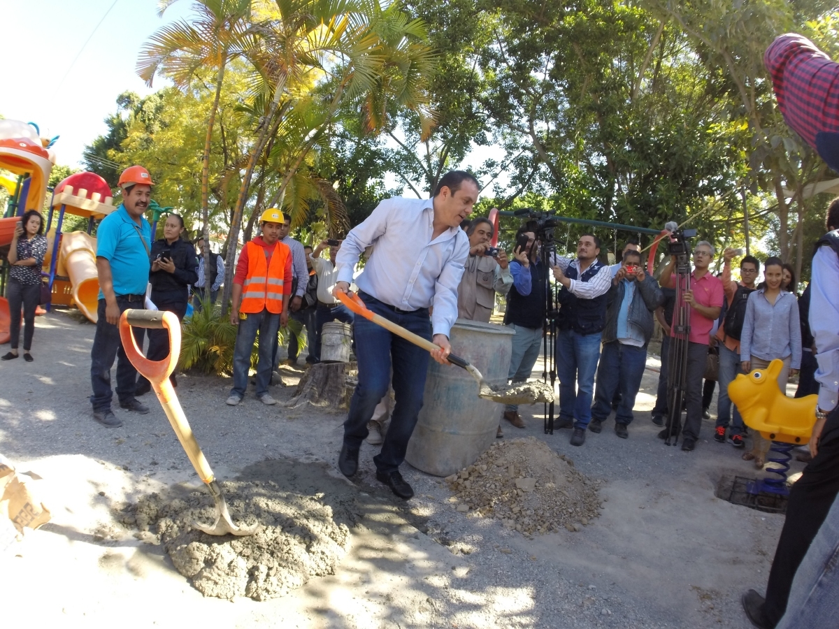 Reactiva Cuauhtémoc Blanco espacios públicos de Cuernavaca