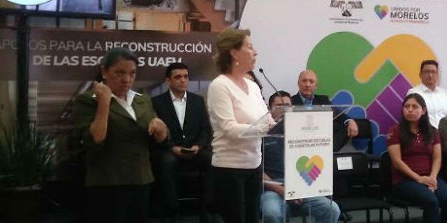 Dan a conocer asignación de apoyos para reconstruir escuelas de la UAEM