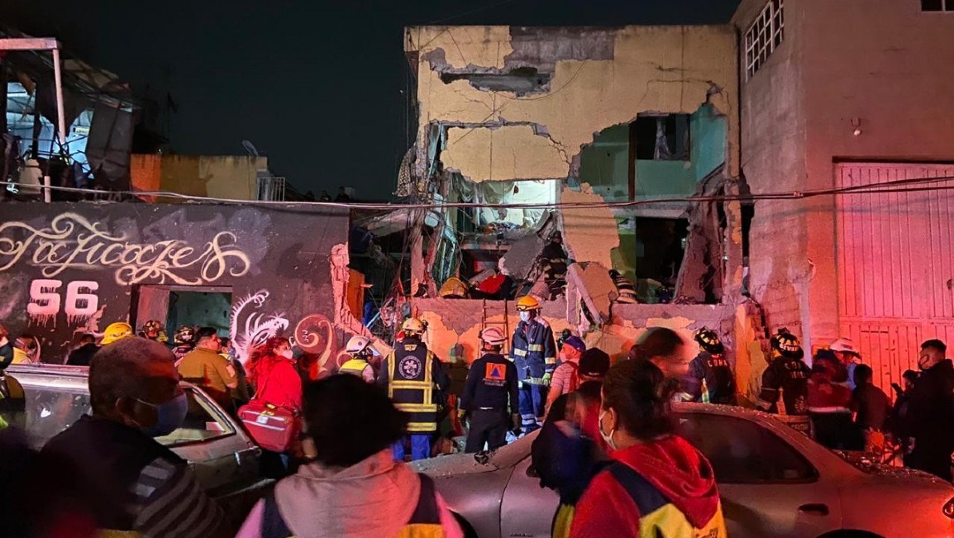 Explosión por acumulación de gas en la colonia Morelos, CDMX